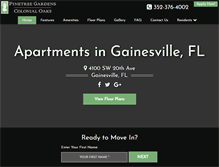 Tablet Screenshot of pinetreegardens.com